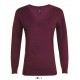 Пуловер жіночий SOL'S GLORY WOMEN винно-червоний - 01711167S