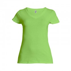 Футболка жіноча SOL'S Lady V зелене яблуко - 11835280L