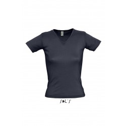 Футболка жіноча SOL'S Lady V темно-синій - 11835318XL