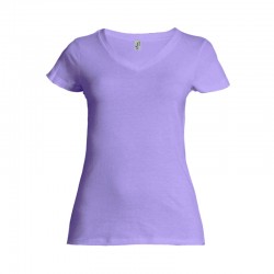 Футболка жіноча SOL'S Lady V бузковий - 11835700M