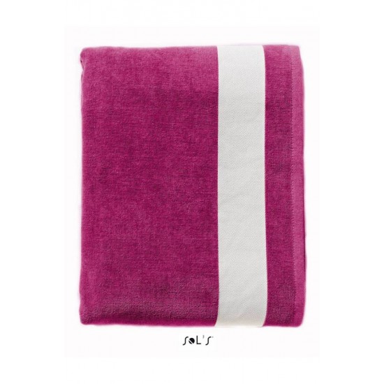 Рушник пляжний SOL'S Lagoon 100x160 см фуксія - 89006140TUN Рушник пляжний SOL'S Lagoon 100x160 см фуксія - 89006140TUN