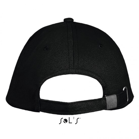 Кепка SOL'S Long Beach чорний/червоний - 00594917TUN