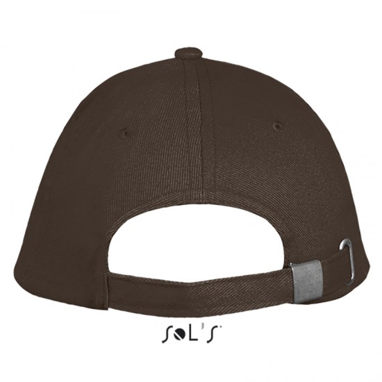 Кепка SOL'S Long Beach шоколадний/бежевий - 00594921TUN