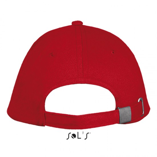 Кепка SOL'S Long Beach червоний/білий - 00594908TUN