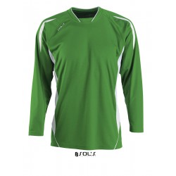 Лонгслів спортивний SOL'S Maracana LSL насичений зелений/білий - 90205933S