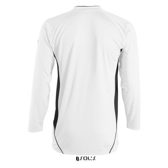 Лонгслів спортивний SOL'S Maracana LSL білий/чорний - 90205906LXL