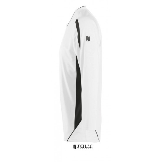 Лонгслів спортивний SOL'S Maracana LSL білий/чорний - 90205906LXL
