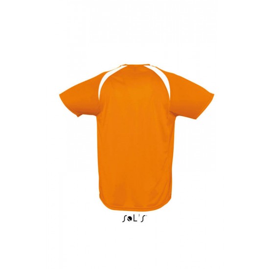 Футболка чоловіча двоколірна SOL'S MATCH помаранчевий - 11422400S