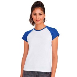 Футболка SOL'S Milky білий/синій - 11195907XL