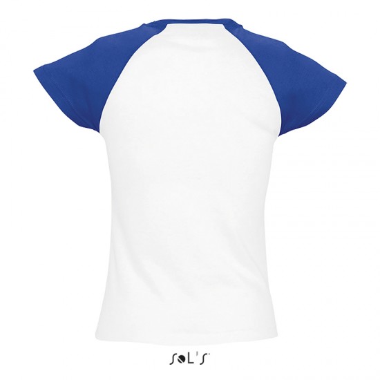 Футболка SOL'S Milky білий/синій - 11195907L