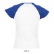 Футболка SOL'S Milky білий/синій - 11195907L