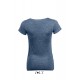 Футболка жіноча SOL'S Mixed темно-синій меланж - 01181322L
