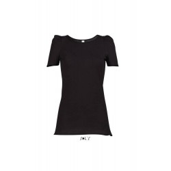 Футболка SOL'S Montmartre насичений чорний - 11935309M