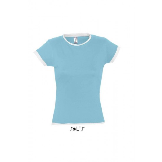 Футболка SOL'S Moorea бірюзовий - 11570225L
