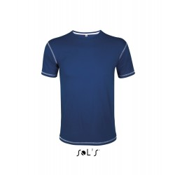 Футболка SOL'S Mustang кобальт/білий - 00582912XXL