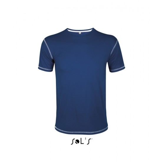 Футболка SOL'S Mustang кобальт/білий - 00582912XXL Футболка SOL'S Mustang кобальт/білий - 00582912XXL