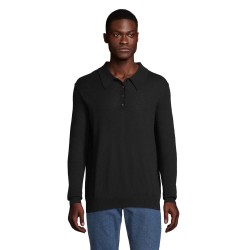 Лонгслів поло NeoBlu Stefan насичений чорний - 039863093XL