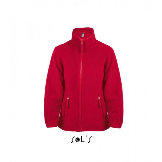 Дитяча куртка з флісу SOL'S NORTH KIDS червоний - 0058914508A