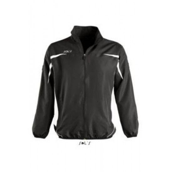 Куртка спортивна SOL'S Old Trafford Sweat чорний/білий - 90400935L