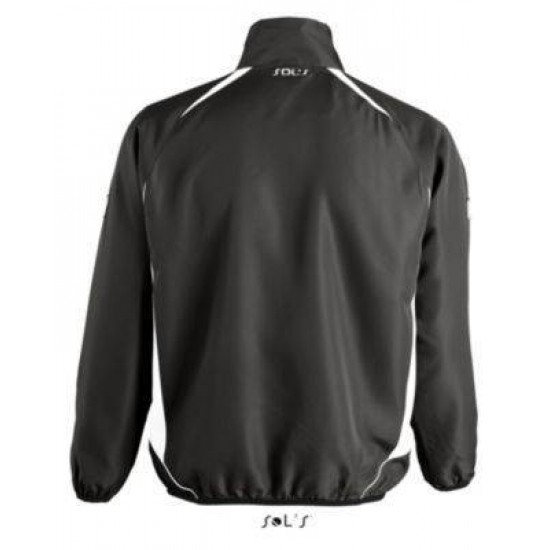 Куртка спортивна SOL'S Old Trafford Sweat чорний/білий - 90400935L