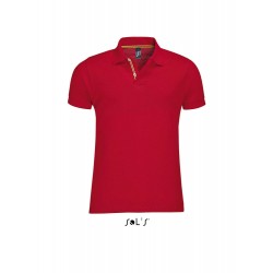 Футболка поло SOL'S Patriot червоний/жовтий - 00576145XXL