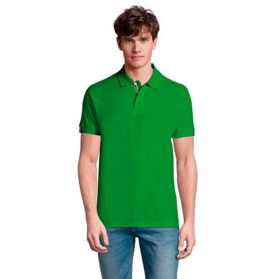 Футболка поло SOL'S Patriot трав'яний/білий/чорний - 00576284XXL Футболка поло SOL'S Patriot трав'яний/білий/чорний - 00576284XXL