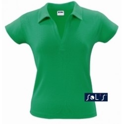 Футболка поло SOL'S Pretty насичений зелений - 11325276L