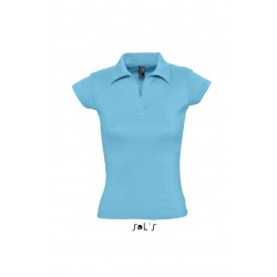 Футболка поло SOL'S Pretty бірюзовий - 11325225L