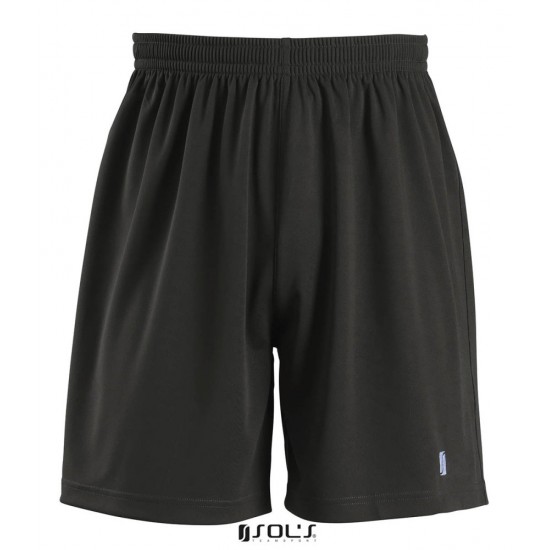 Шорти спортивні дитячі SOL'S San Siro 2 чорний - 0122231210A