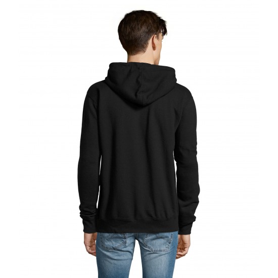 Худі на блискавці чоловіче SOL'S Seven чорний - 47800312L