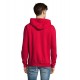 Худі на блискавці чоловіче SOL'S Seven червоний - 47800145XXL