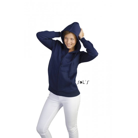 Худі на блискавці жіноче SOL'S Seven кобальт - 47900319XL