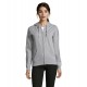 Худі на блискавці жіноче SOL'S Seven сірий меланж - 47900360XL