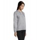 Худі на блискавці жіноче SOL'S Seven сірий меланж - 47900360XL