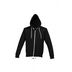 Худі на блискавці SOL'S Silver чорний - 47700312M