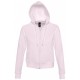 Худі на блискавці жіноче SOL'S Success пудрово-рожевий - 48000141M