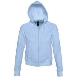 Худі на блискавці жіноче SOL'S Success блакитний - 48000220S