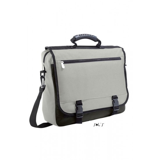 Сумка-портфель SOL'S Stanford сірий/чорний - 71500345TUN