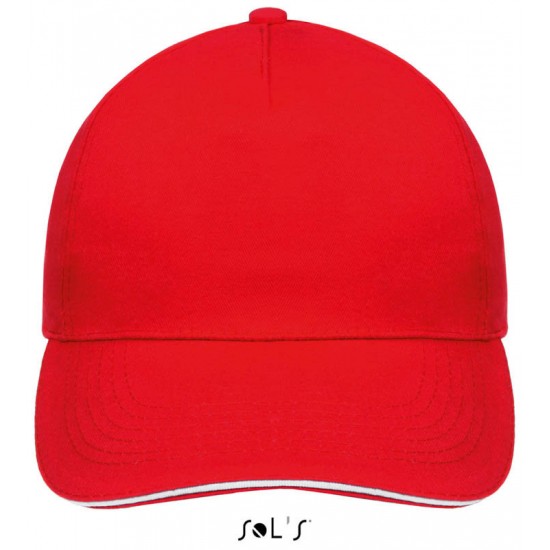 Кепка SOL'S Sunny червоний/білий - 88110908TUN