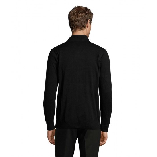 Кардиган на блискавці чоловічий SOL'S Gordon чорний - 00548312L