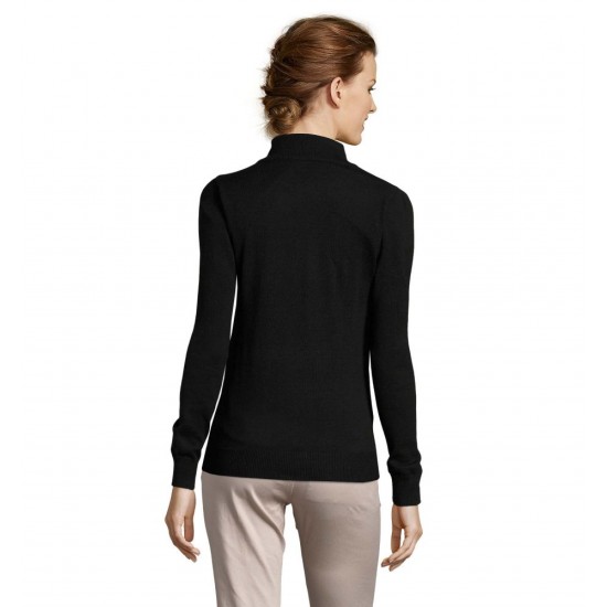 Кардиган на блискавці жіночий SOL'S Gordon чорний - 00550312S