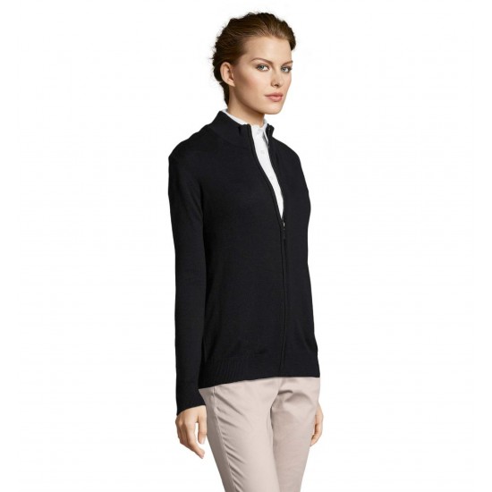 Кардиган на блискавці жіночий SOL'S Gordon темно-синій - 00550318M