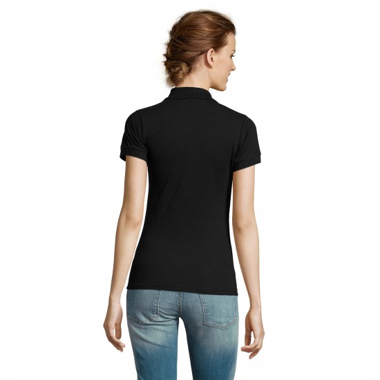 Футболка поло жіноча SOL'S Prime чорний - 00573312S