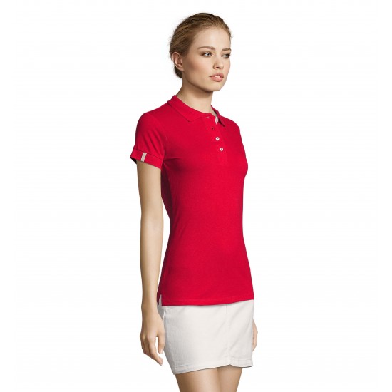 Футболка поло жіноча SOL'S Portland червоний - 00575145XS
