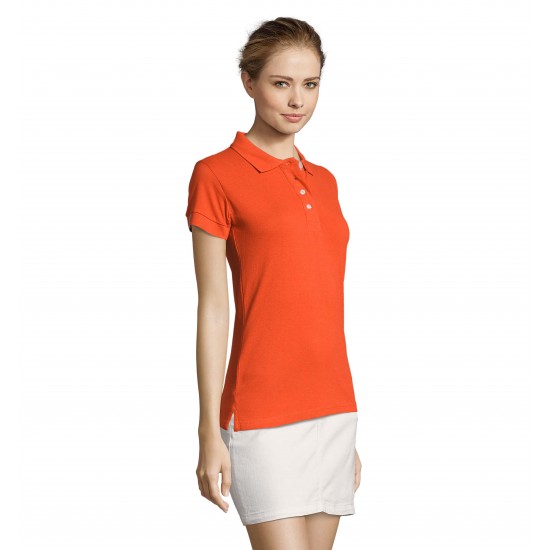 Футболка поло жіноча SOL'S Portland блідо-помаранчевий - 00575403L
