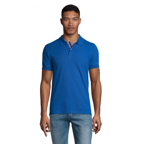 Футболка поло SOL'S Patriot яскраво-синій/білий/червоний - 00576241S