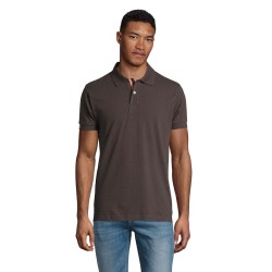 Футболка поло SOL'S Patriot темно-сірий/білий/помаранчевий - 00576384M