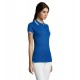 Футболка поло жіноча SOL'S Pasadena синій/білий - 00578913XXL