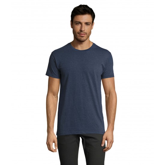 Футболка SOL'S Imperial Fit джинсовий меланж - 00580222M