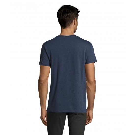 Футболка SOL'S Imperial Fit джинсовий меланж - 00580222M